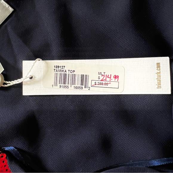 Trina Turk Colorful Sparkly Sequin Open Back Halter Top - Picture 5 of 9